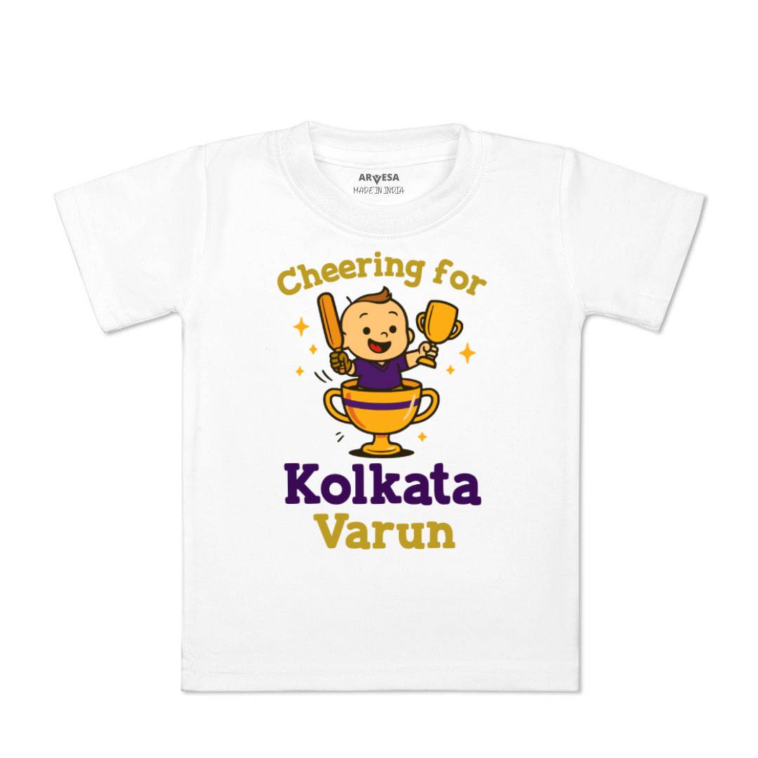 Arvesa Cheering For Kolkata Baby Boy & Girl Dress