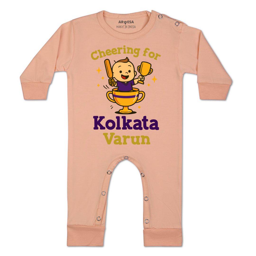 Arvesa Cheering For Kolkata Baby Boy & Girl Dress