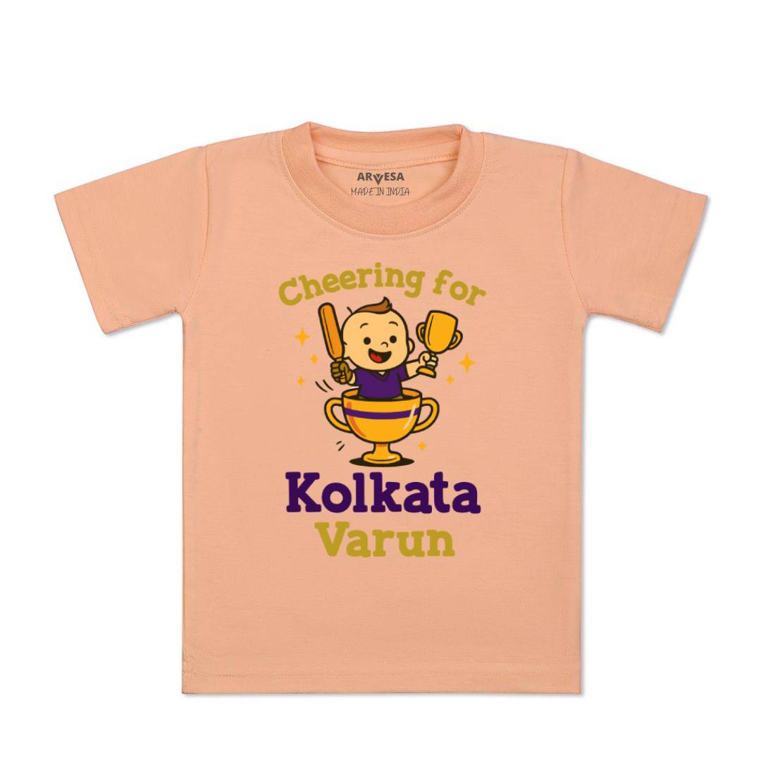 Arvesa Cheering For Kolkata Baby Boy & Girl Dress