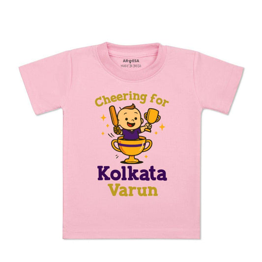 Arvesa Cheering For Kolkata Baby Boy & Girl Dress