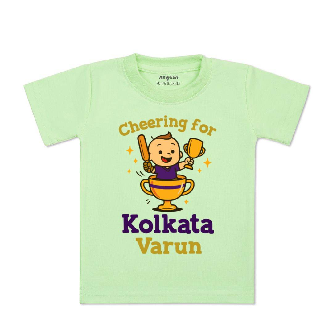 Arvesa Cheering For Kolkata Baby Boy & Girl Dress