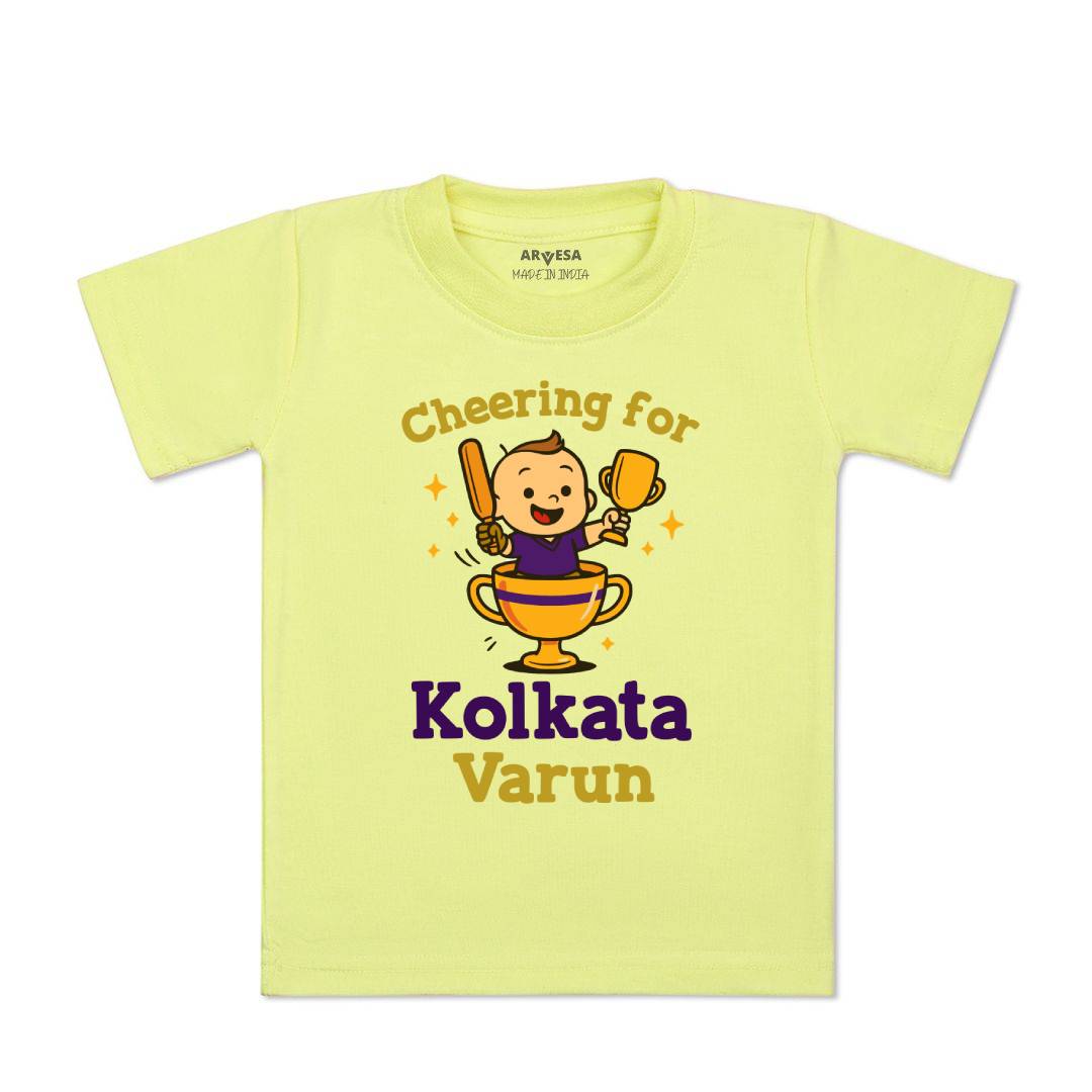 Arvesa Cheering For Kolkata Baby Boy & Girl Dress