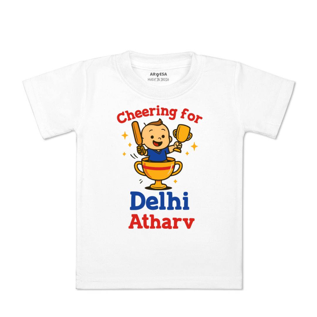 Arvesa Cheering For Delhi Baby Boy & Girl Dress