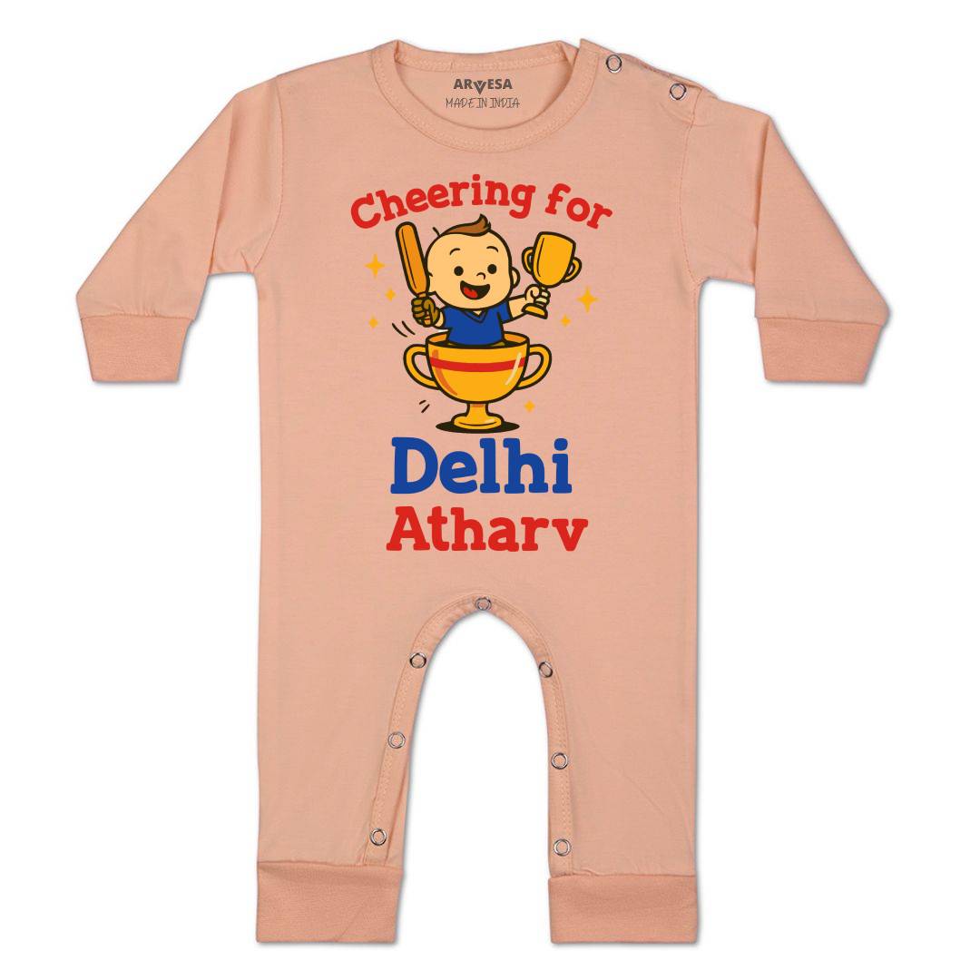 Arvesa Cheering For Delhi Baby Boy & Girl Dress
