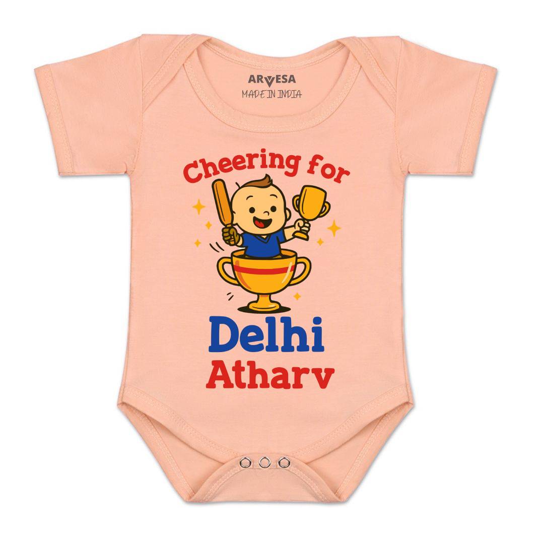 Arvesa Cheering For Delhi Baby Boy & Girl Dress