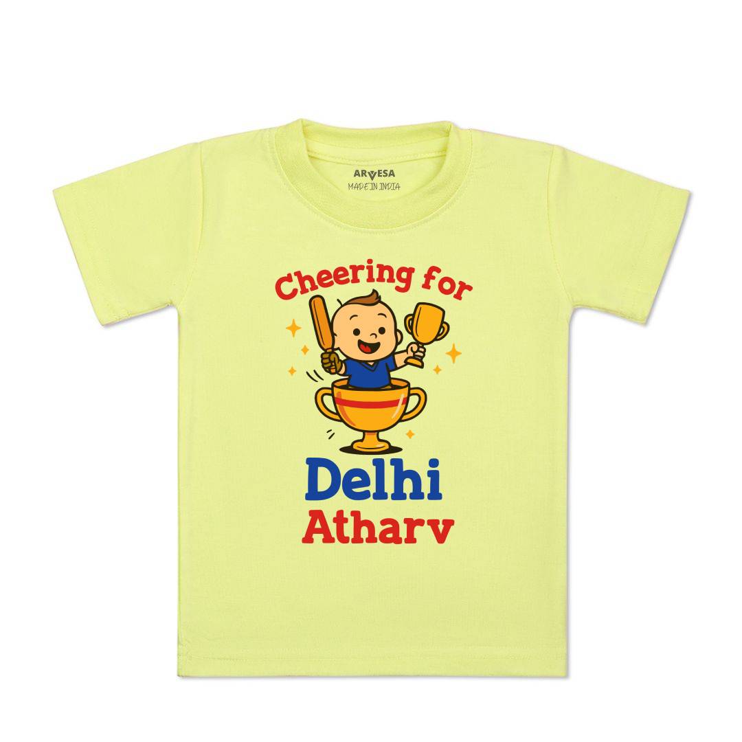 Arvesa Cheering For Delhi Baby Boy & Girl Dress