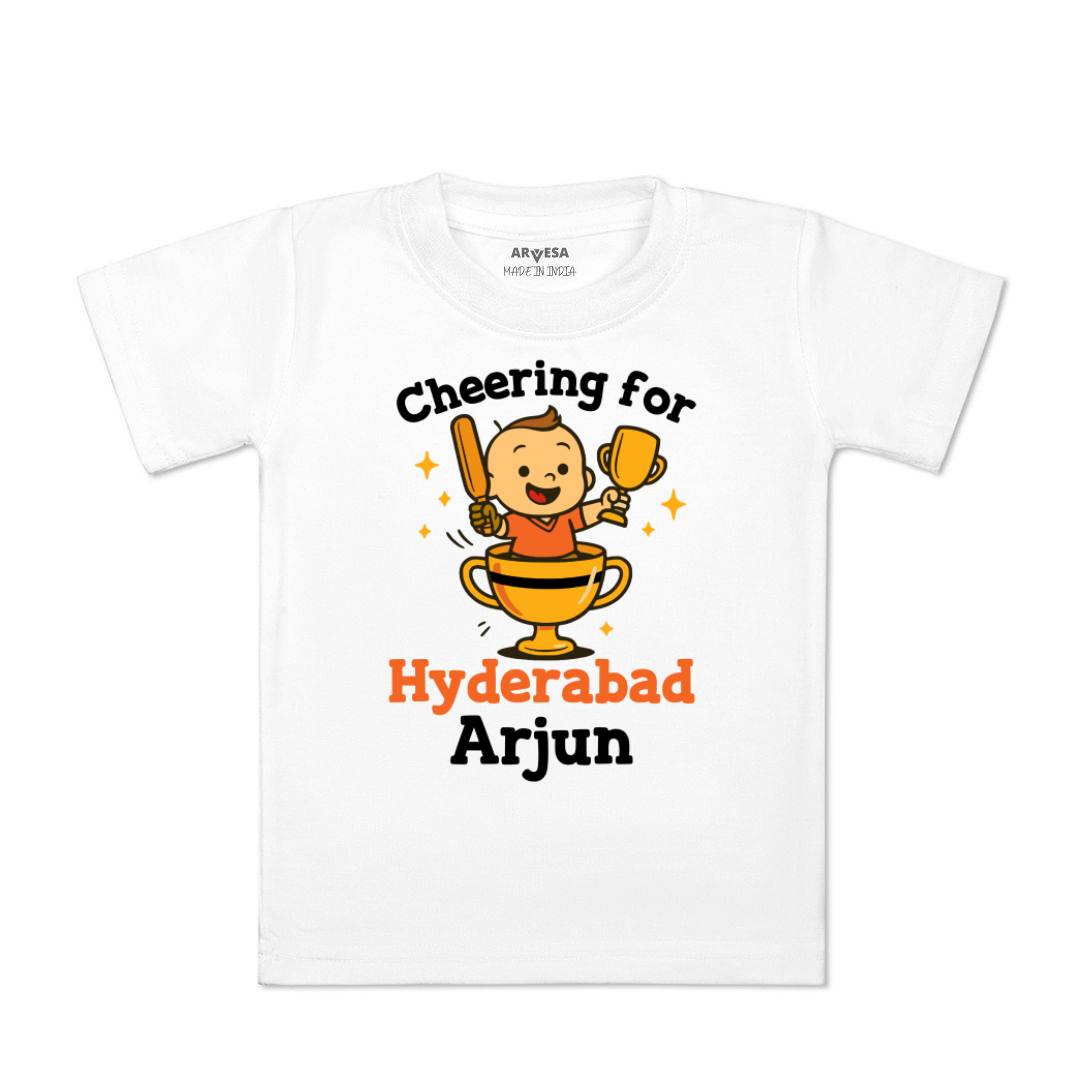 Arvesa Cheering For Hyderabad Baby Boy & Girl Dress