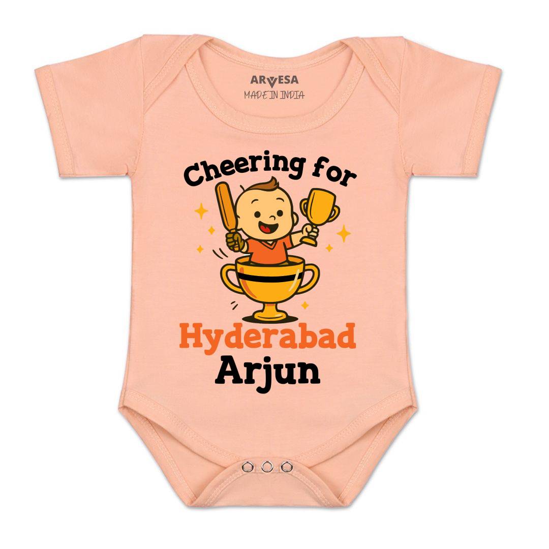 Arvesa Cheering For Hyderabad Baby Boy & Girl Dress