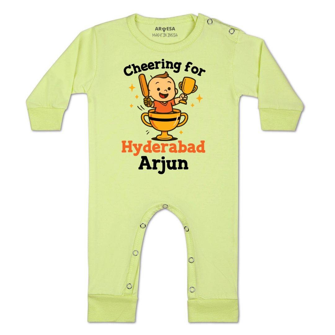 Arvesa Cheering For Hyderabad Baby Boy & Girl Dress