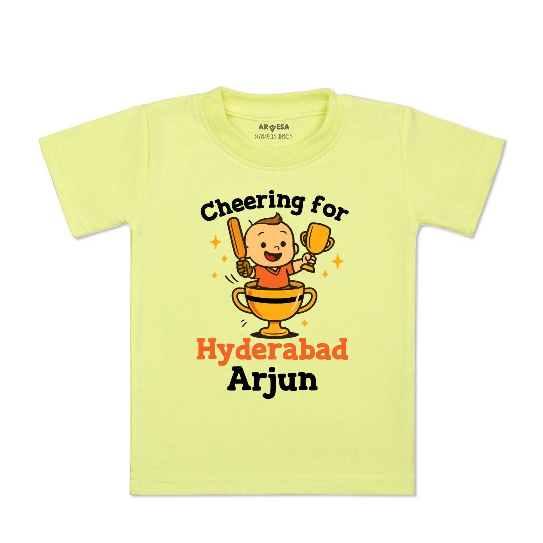 Arvesa Cheering For Hyderabad Baby Boy & Girl Dress