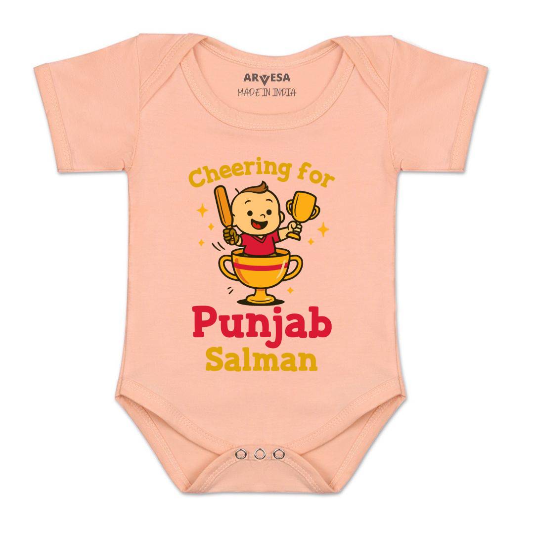 Arvesa Cheering For Punjab Baby Boy & Girl Dress