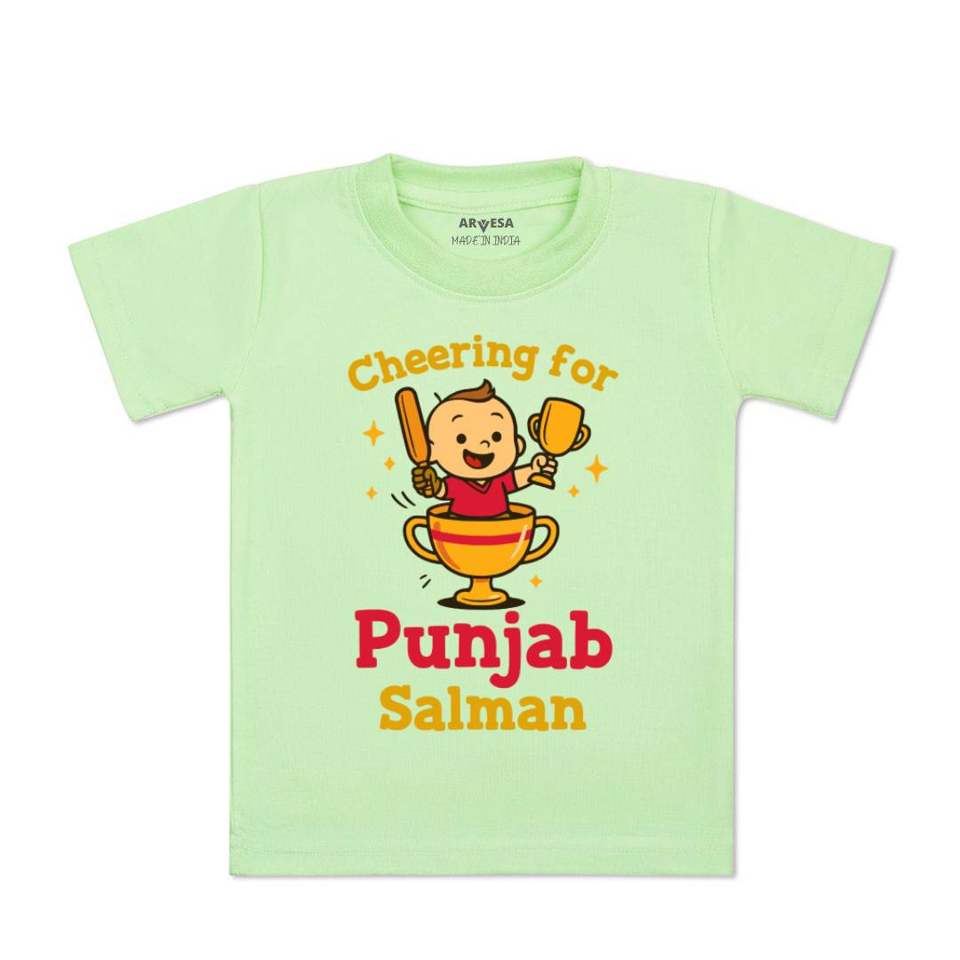 Arvesa Cheering For Punjab Baby Boy & Girl Dress