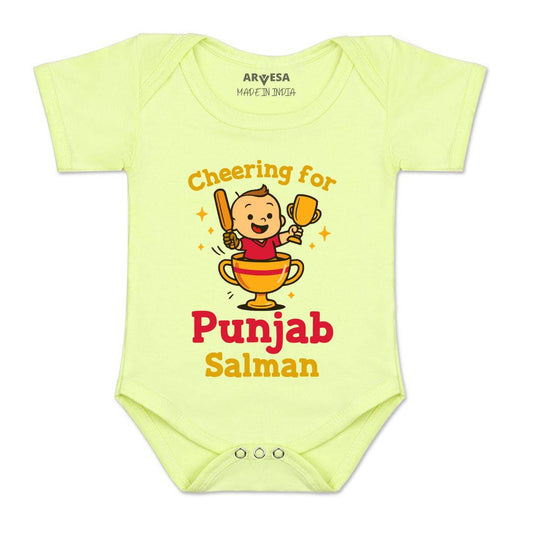 Arvesa Cheering For Punjab Baby Boy & Girl Dress