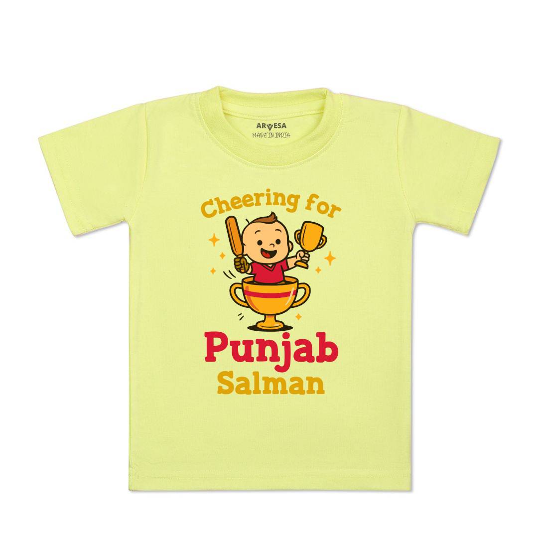 Arvesa Cheering For Punjab Baby Boy & Girl Dress