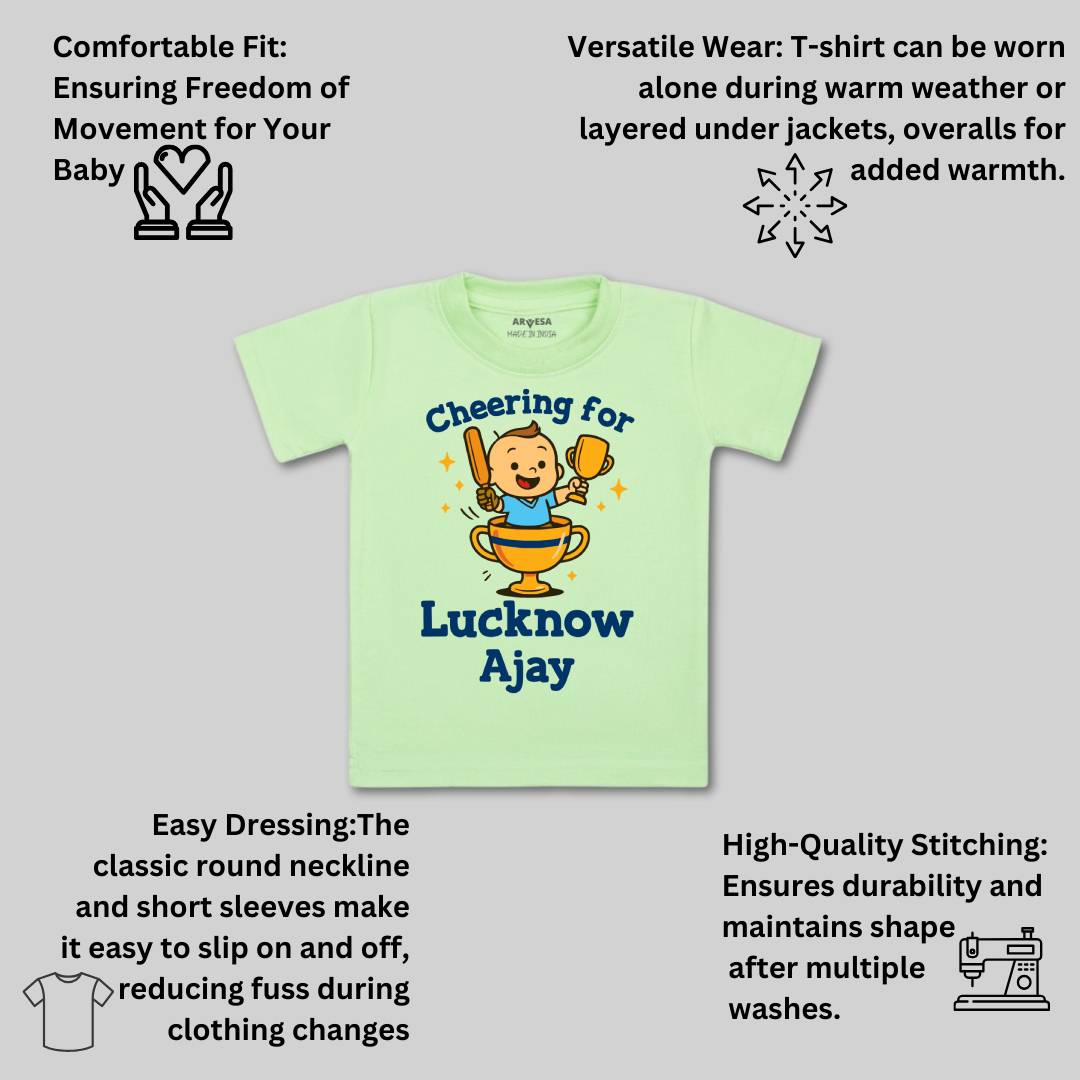 Arvesa Cheering For Lucknow Baby Boy & Girl Dress
