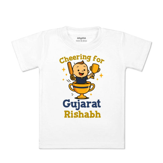Arvesa Cheering For Gujarat Baby Boy & Girl Dress