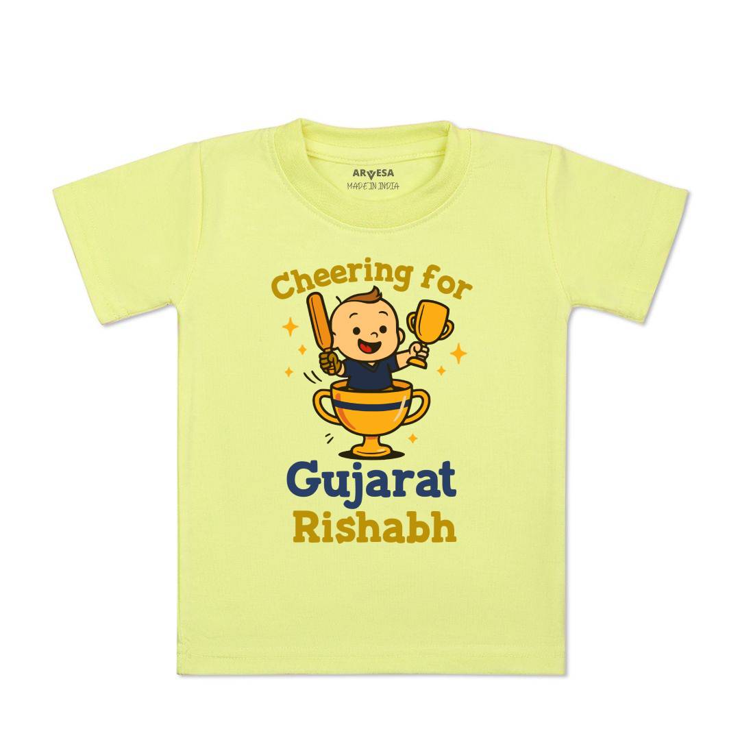 Arvesa Cheering For Gujarat Baby Boy & Girl Dress