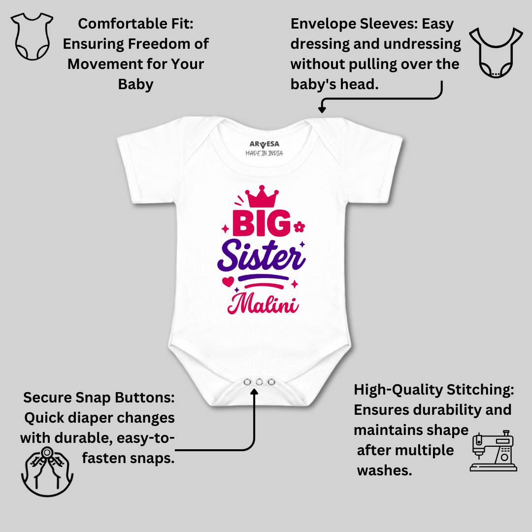 Arvesa Big Sister Baby Boy & Girl Dress