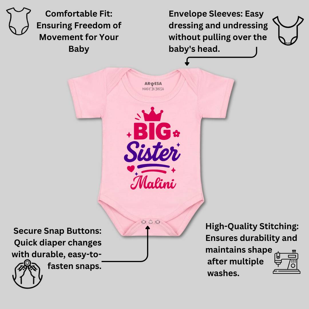 Arvesa Big Sister Baby Boy & Girl Dress
