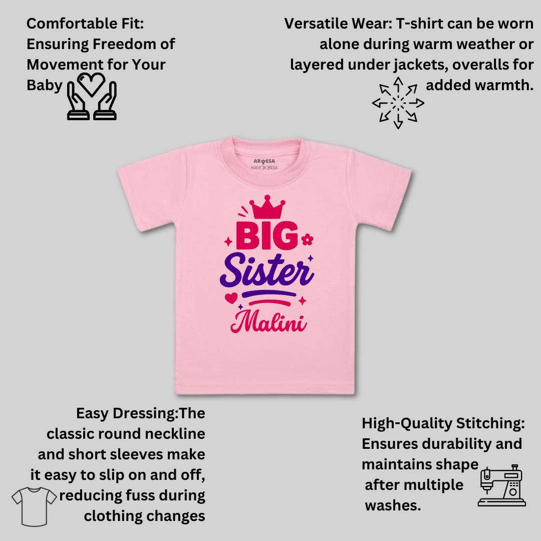 Arvesa Big Sister Baby Boy & Girl Dress