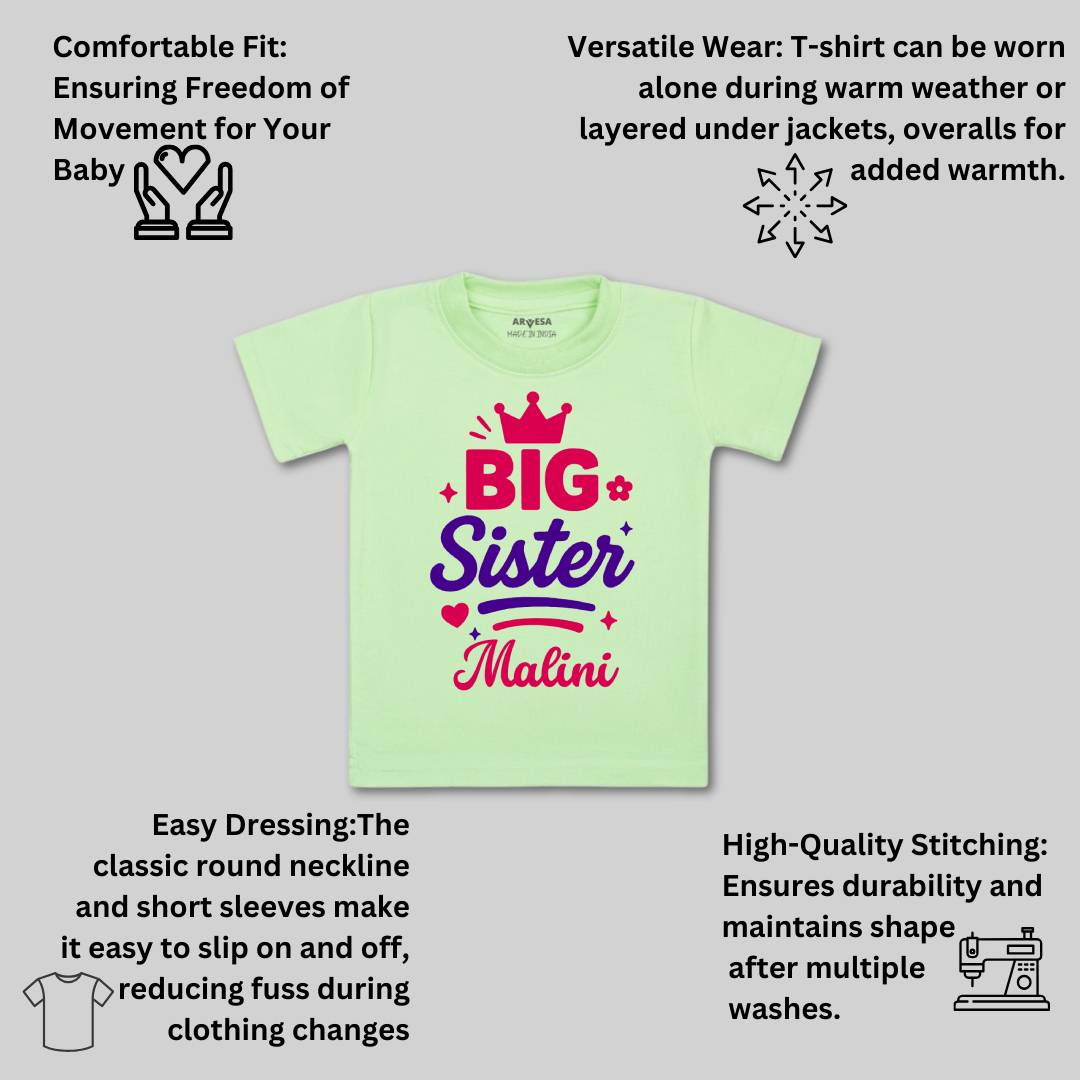 Arvesa Big Sister Baby Boy & Girl Dress