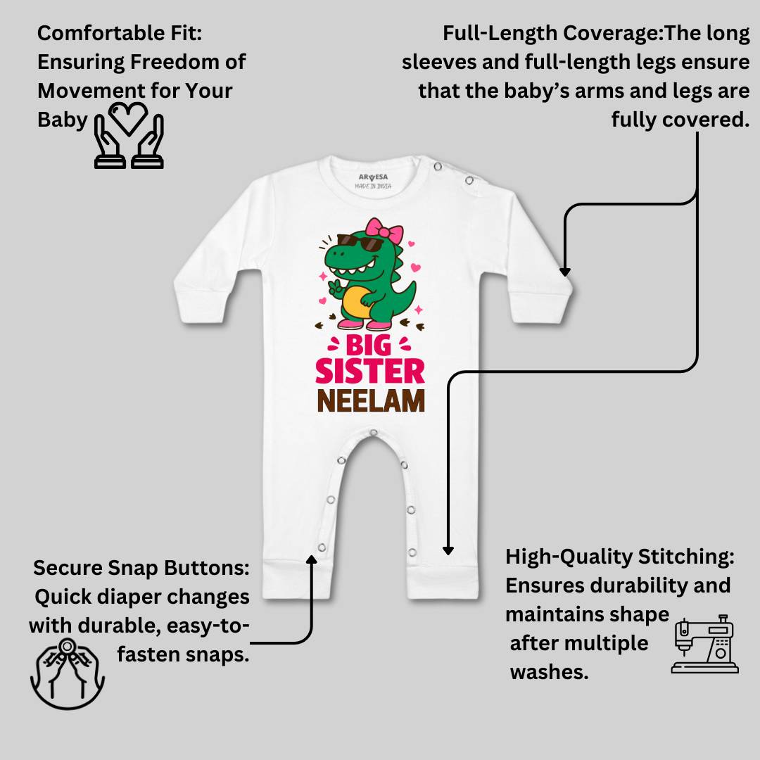 Arvesa Big Sister Baby Boy & Girl Dress
