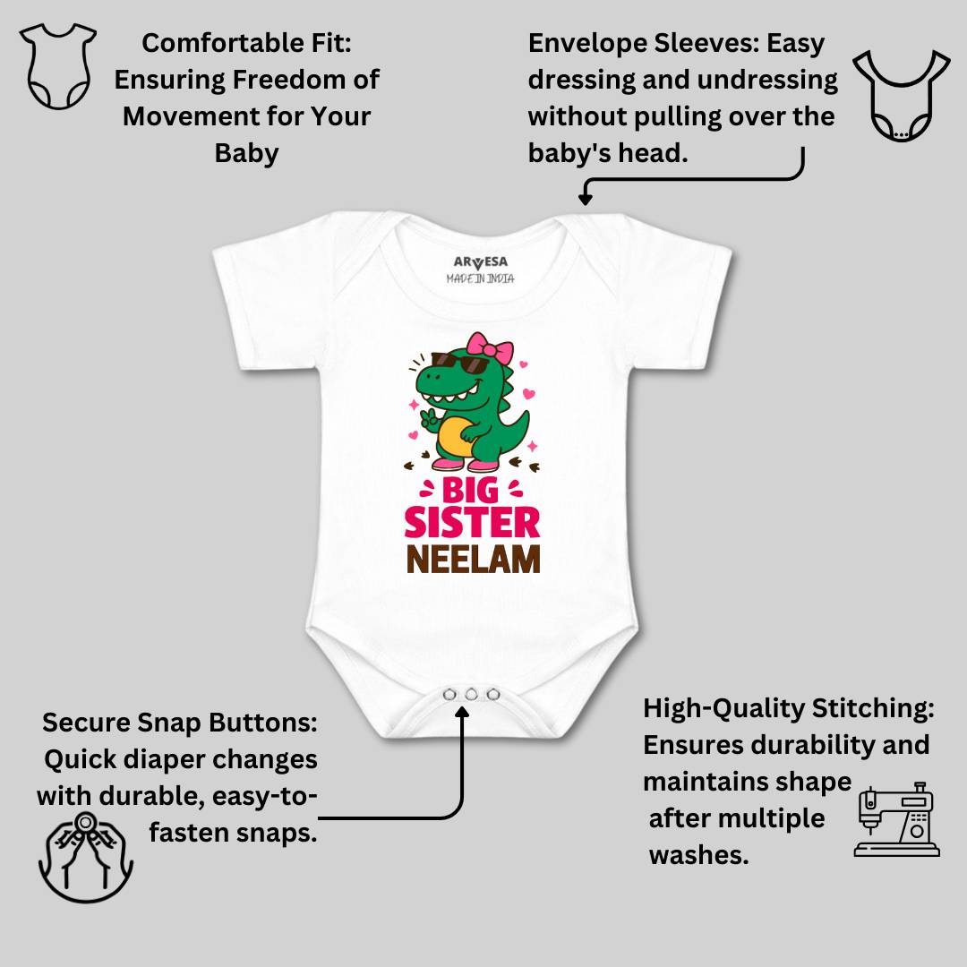 Arvesa Big Sister Baby Boy & Girl Dress