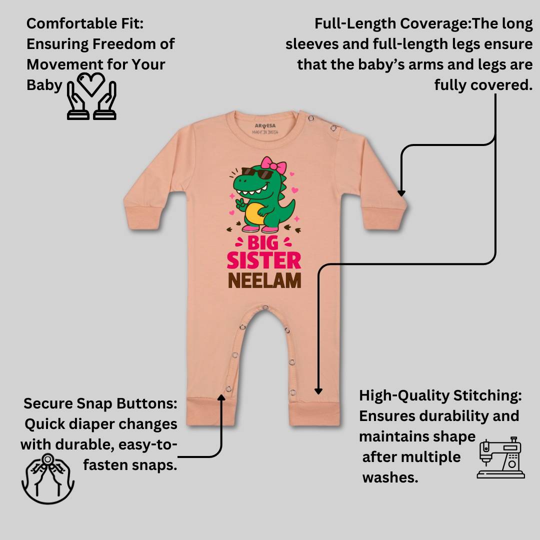 Arvesa Big Sister Baby Boy & Girl Dress