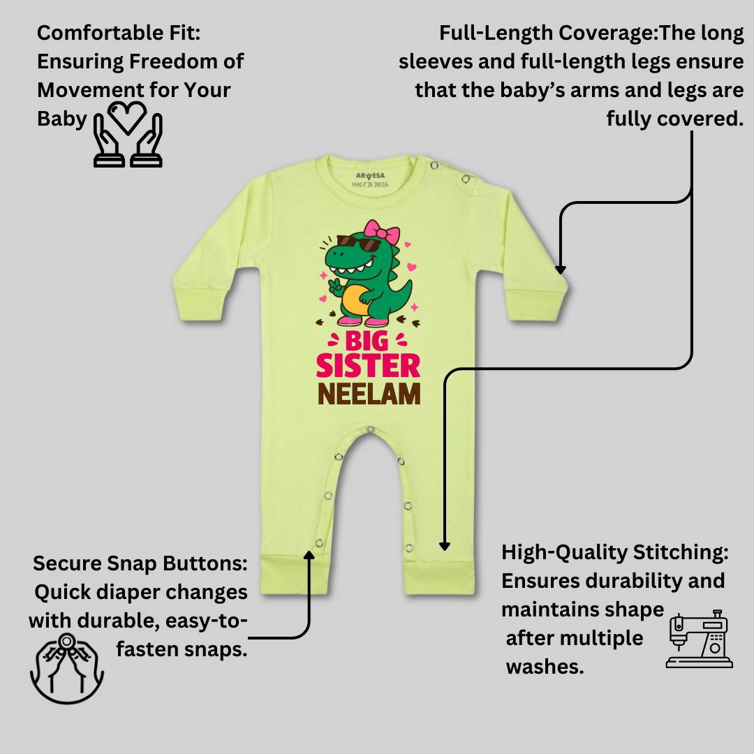 Arvesa Big Sister Baby Boy & Girl Dress
