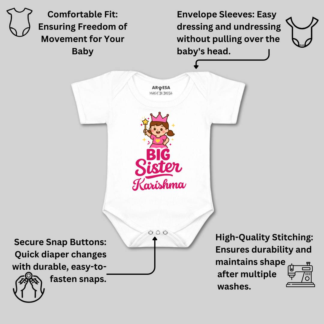 Arvesa Big Sister Baby Boy & Girl Dress
