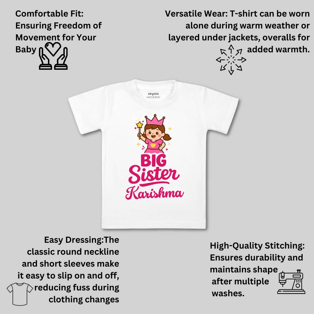 Arvesa Big Sister Baby Boy & Girl Dress