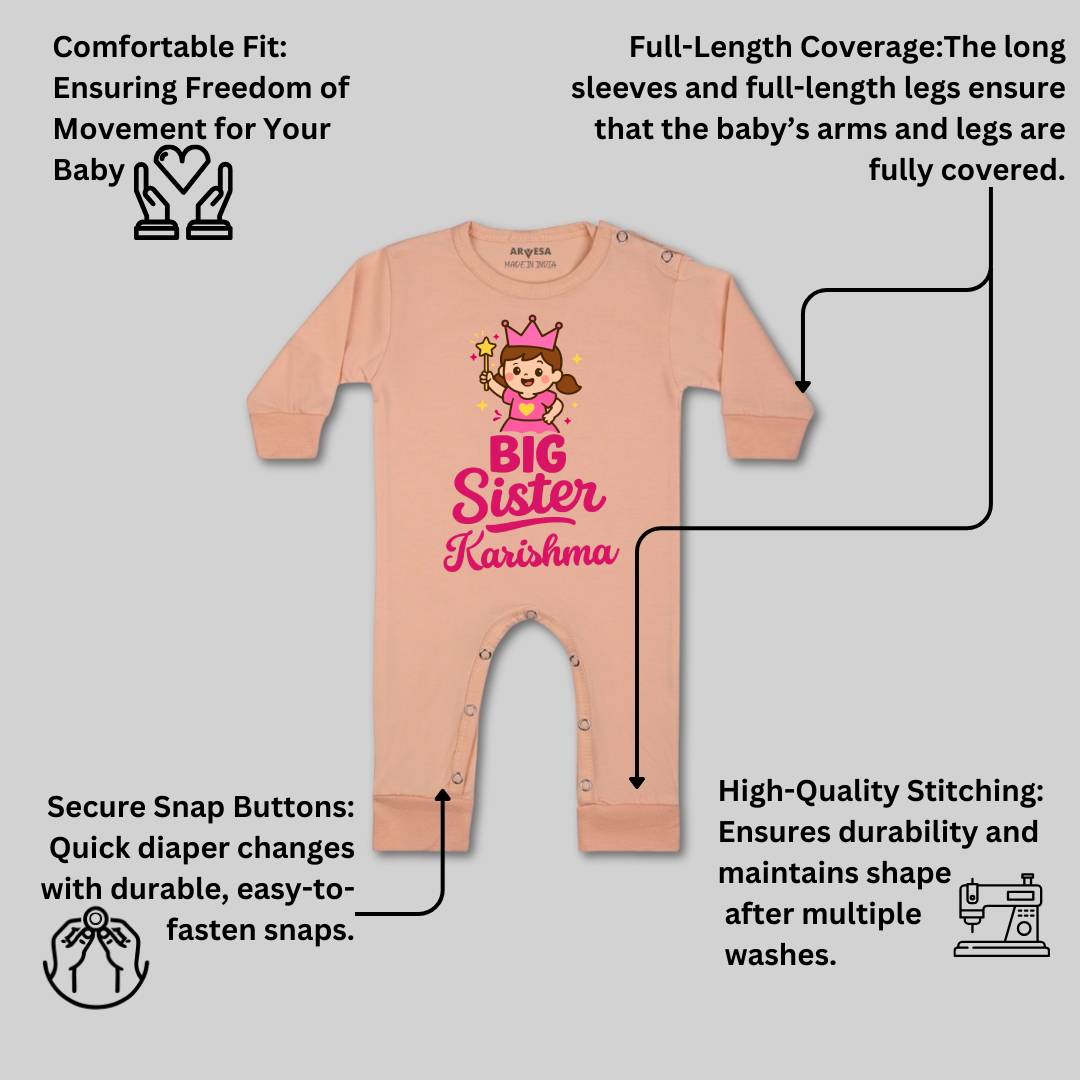 Arvesa Big Sister Baby Boy & Girl Dress