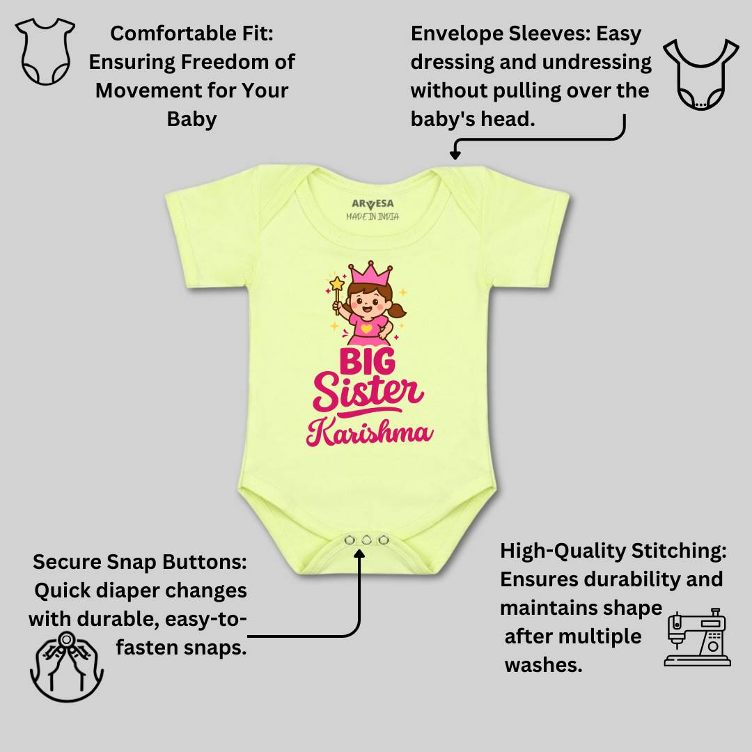 Arvesa Big Sister Baby Boy & Girl Dress