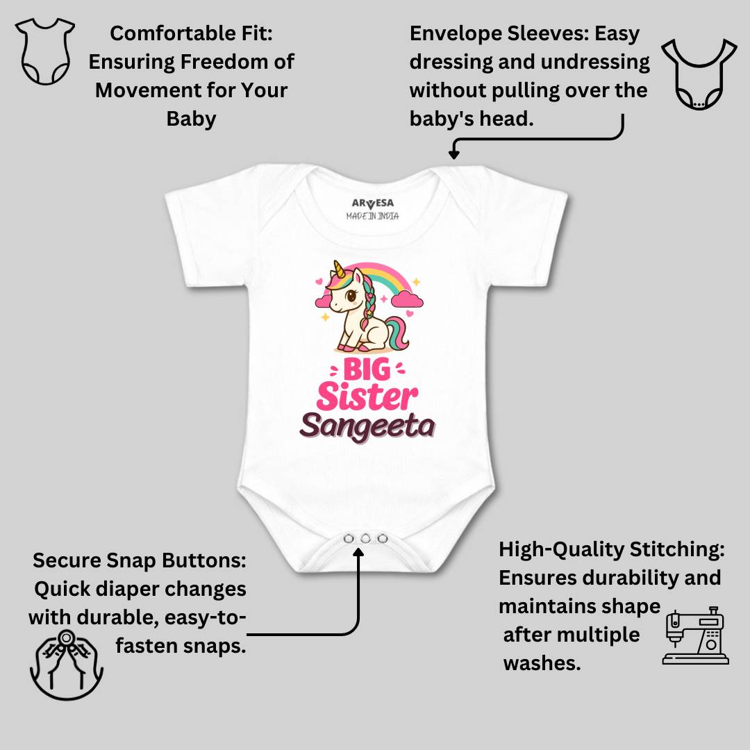 Arvesa Big Sister Baby Boy & Girl Dress