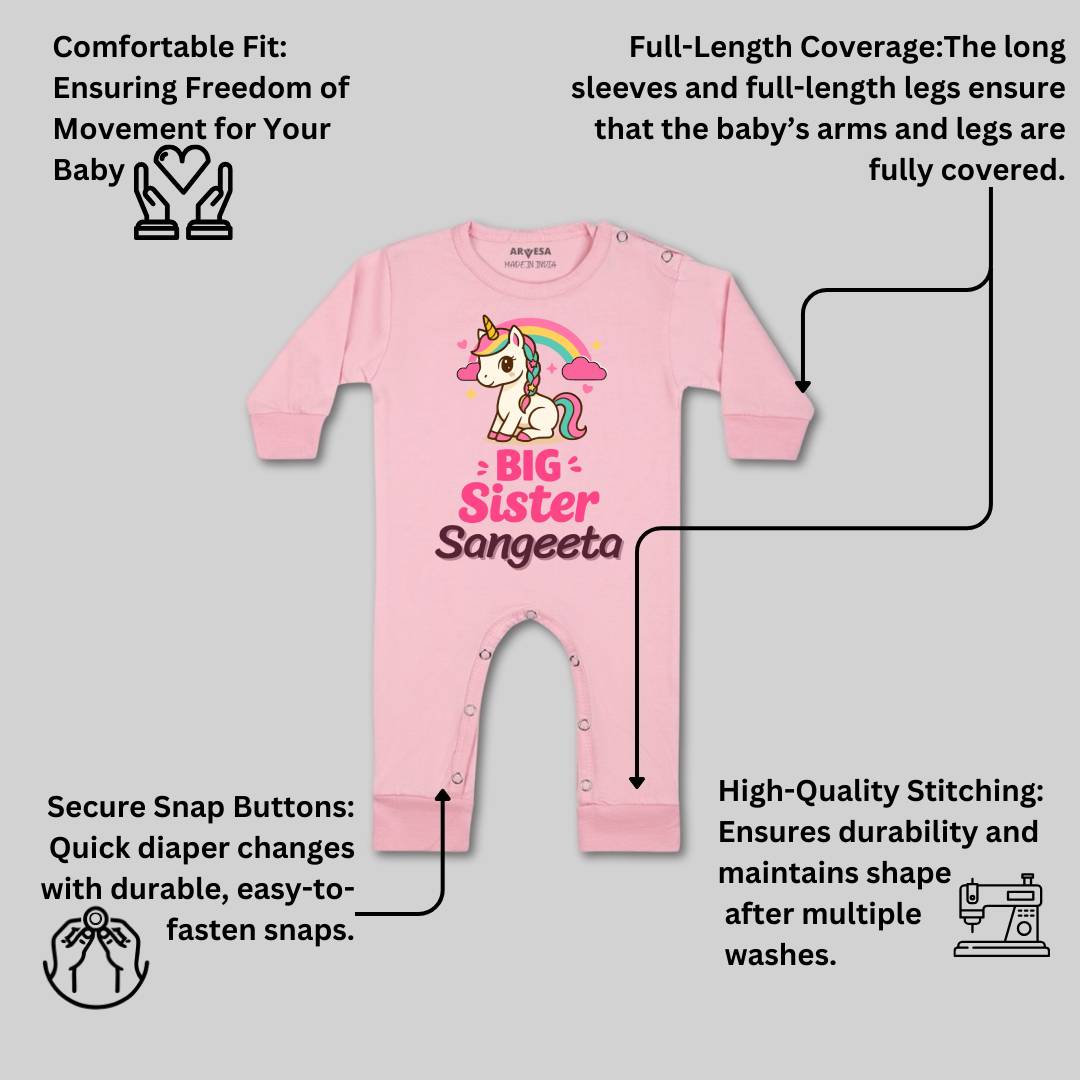 Arvesa Big Sister Baby Boy & Girl Dress
