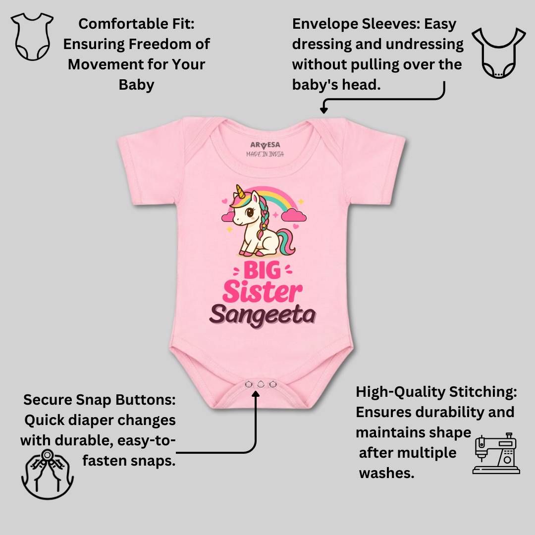 Arvesa Big Sister Baby Boy & Girl Dress