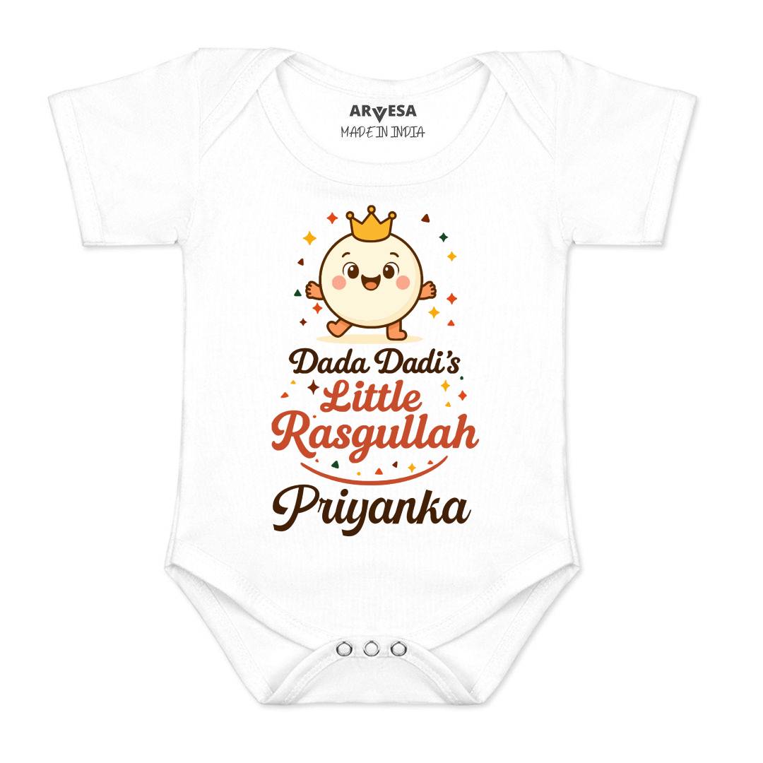 Arvesa Dada Dadi Little Rasgullah Baby Boy & Girl Dress