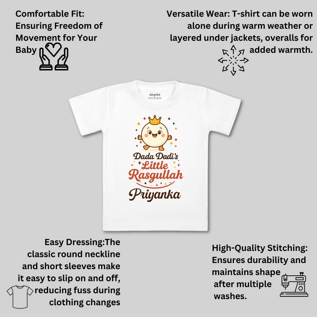 Arvesa Dada Dadi Little Rasgullah Baby Boy & Girl Dress