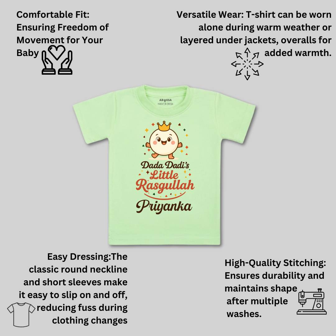 Arvesa Dada Dadi Little Rasgullah Baby Boy & Girl Dress