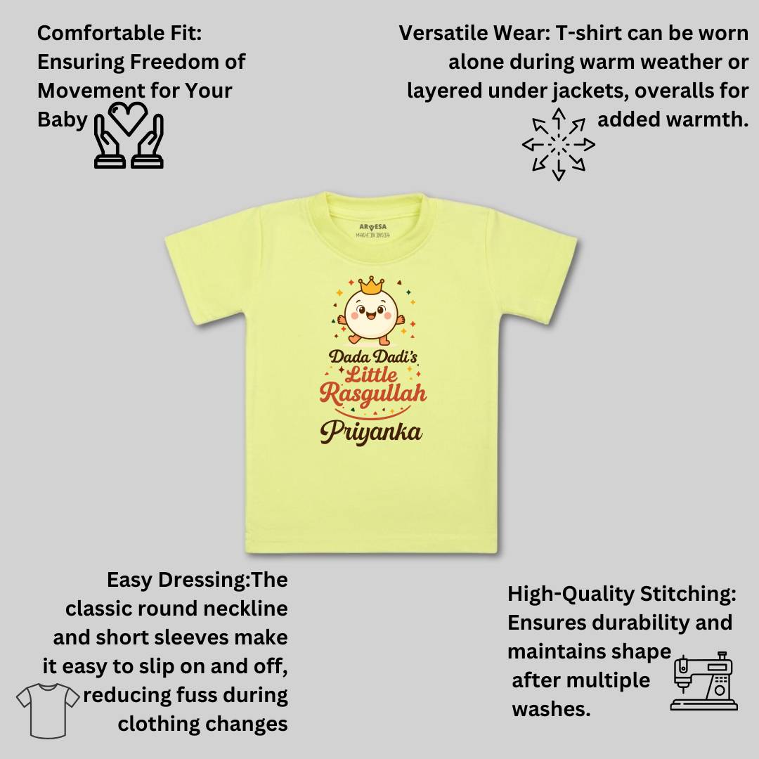 Arvesa Dada Dadi Little Rasgullah Baby Boy & Girl Dress