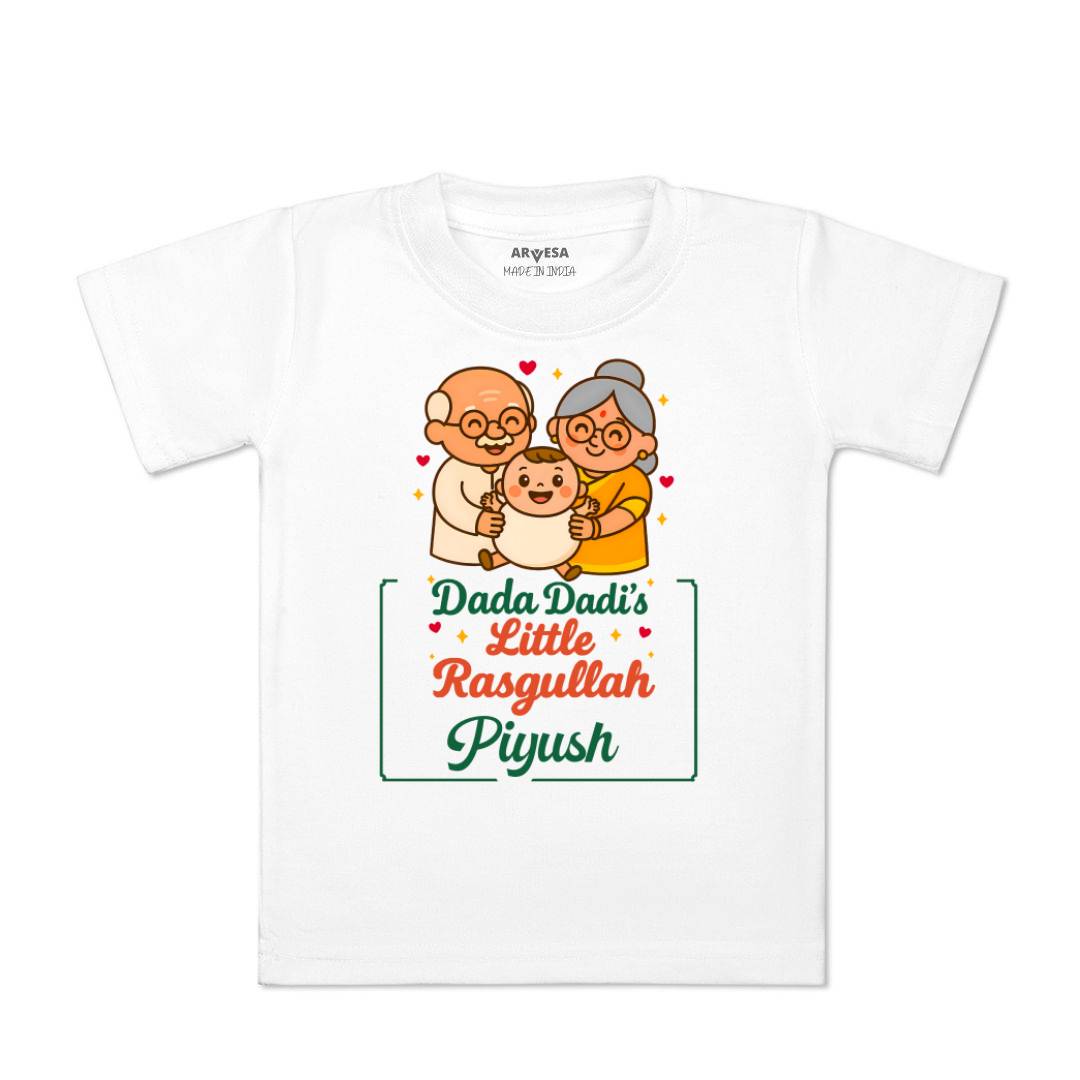Arvesa Dada Dadi Little Rasgullah Baby Boy & Girl Dress