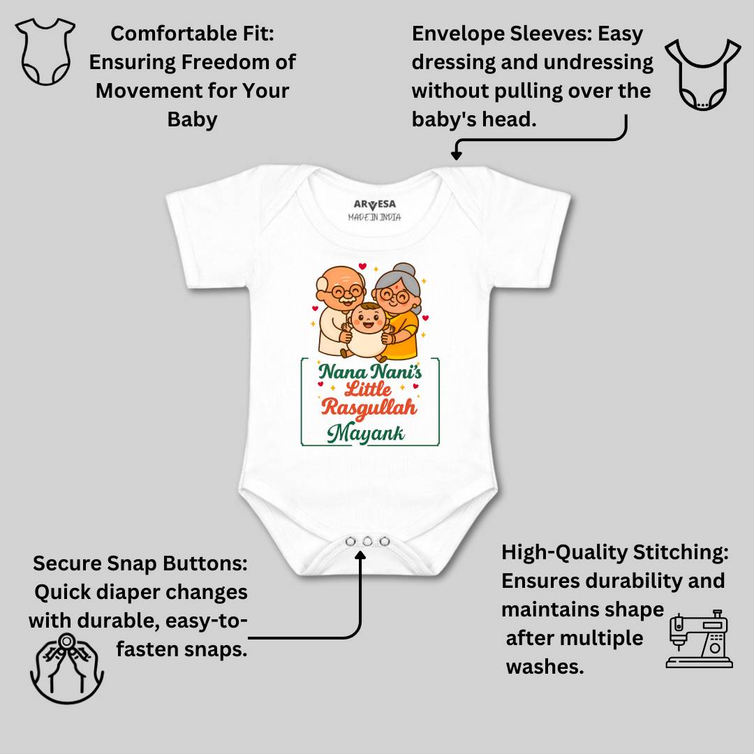 Arvesa Nana Nani Little Rasgullah Baby Boy & Girl Dress