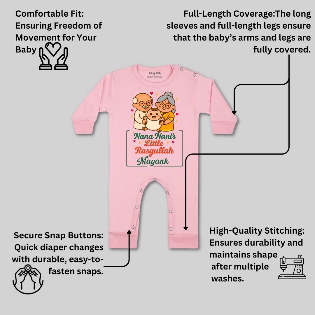 Arvesa Nana Nani Little Rasgullah Baby Boy & Girl Dress