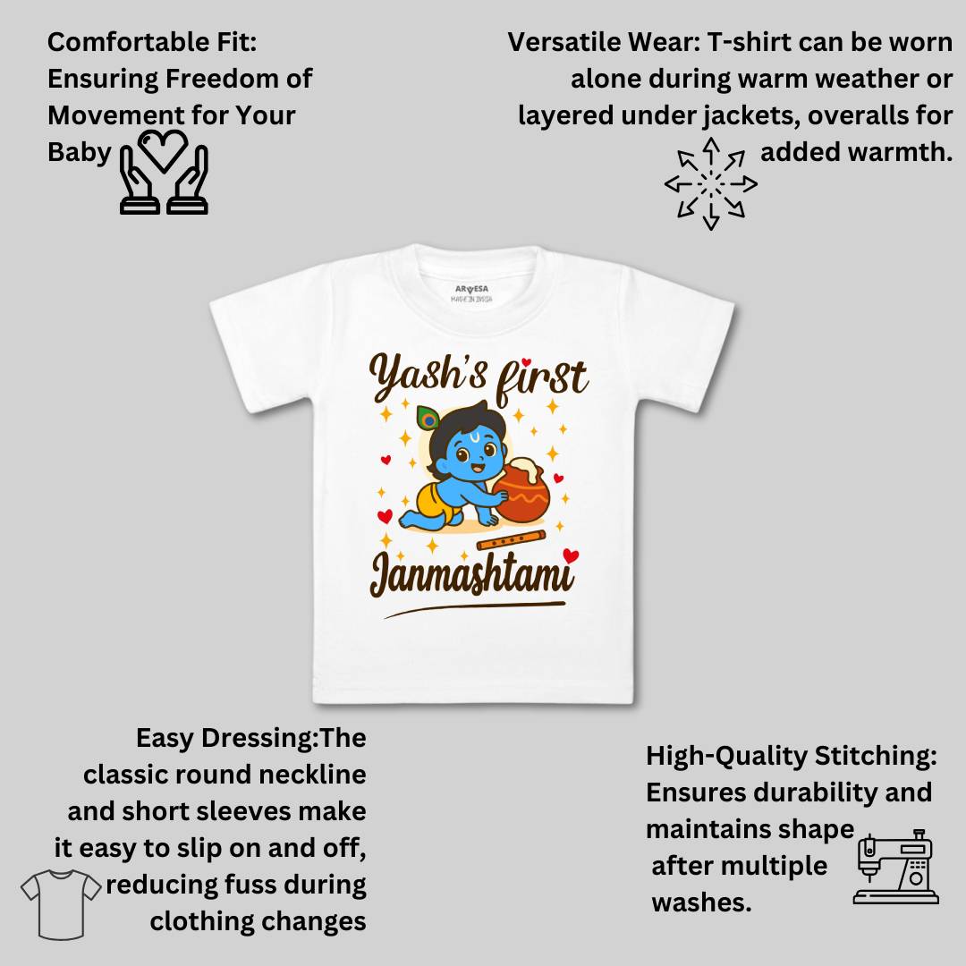 Arvesa My First Janmashtami  Baby Boy & Girl Dress