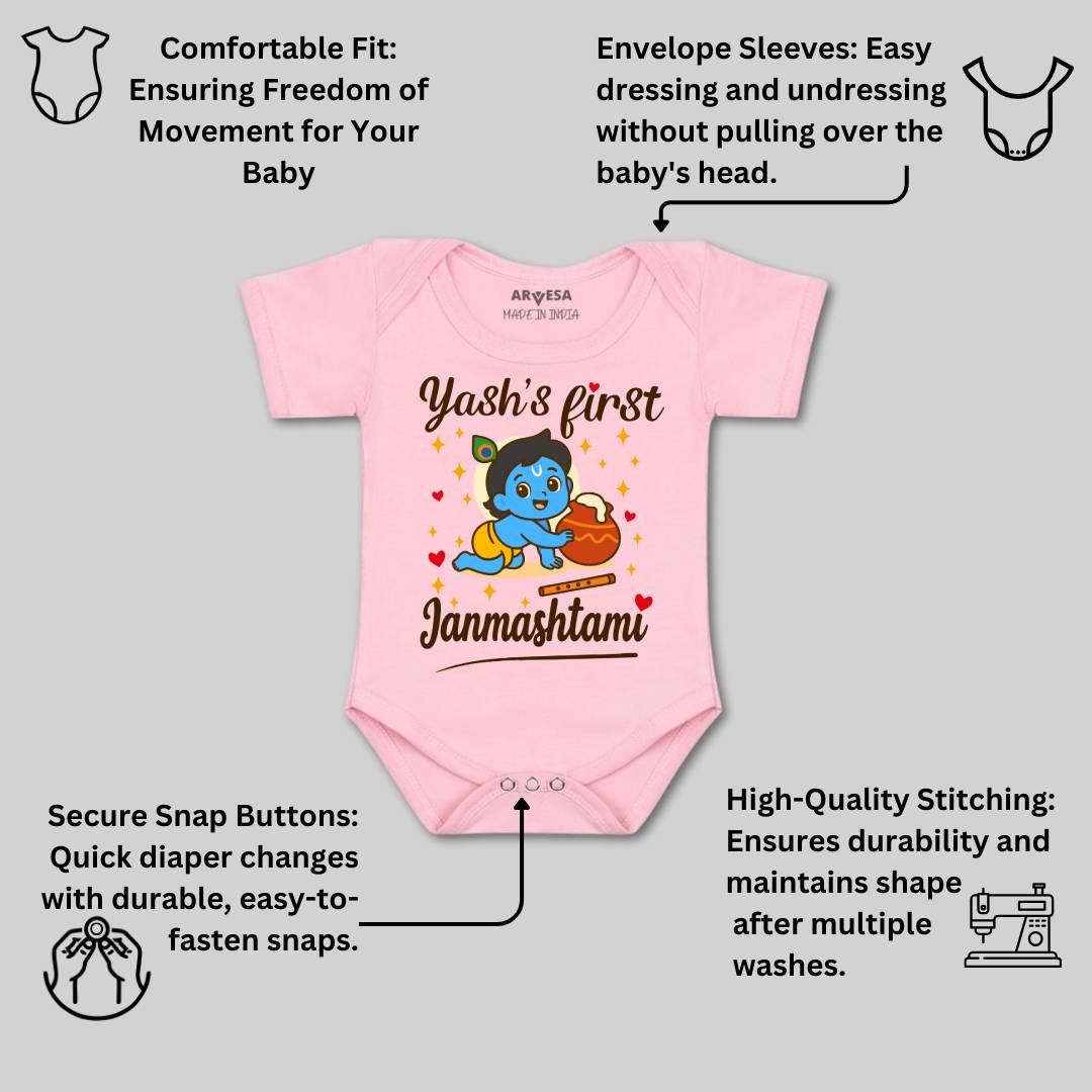Arvesa My First Janmashtami  Baby Boy & Girl Dress