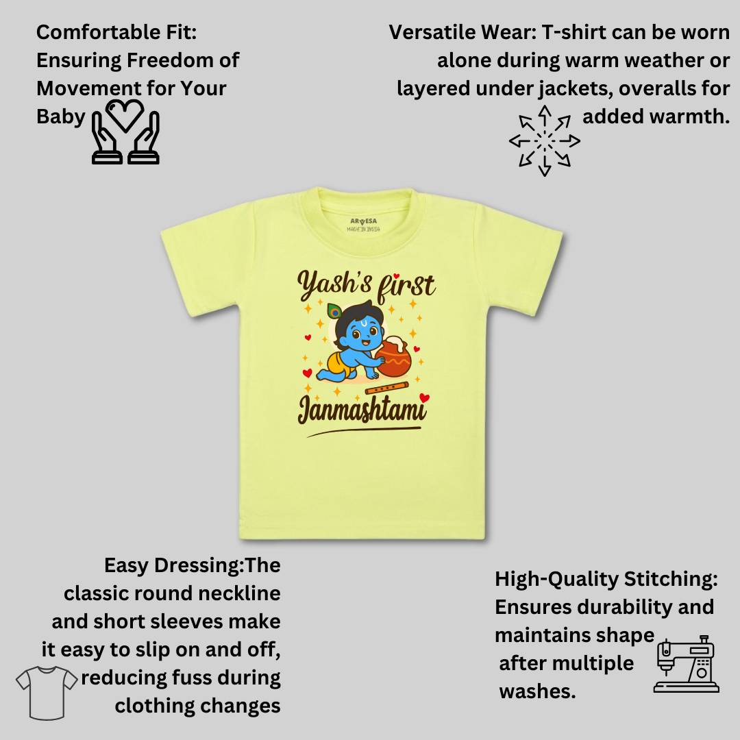 Arvesa My First Janmashtami  Baby Boy & Girl Dress