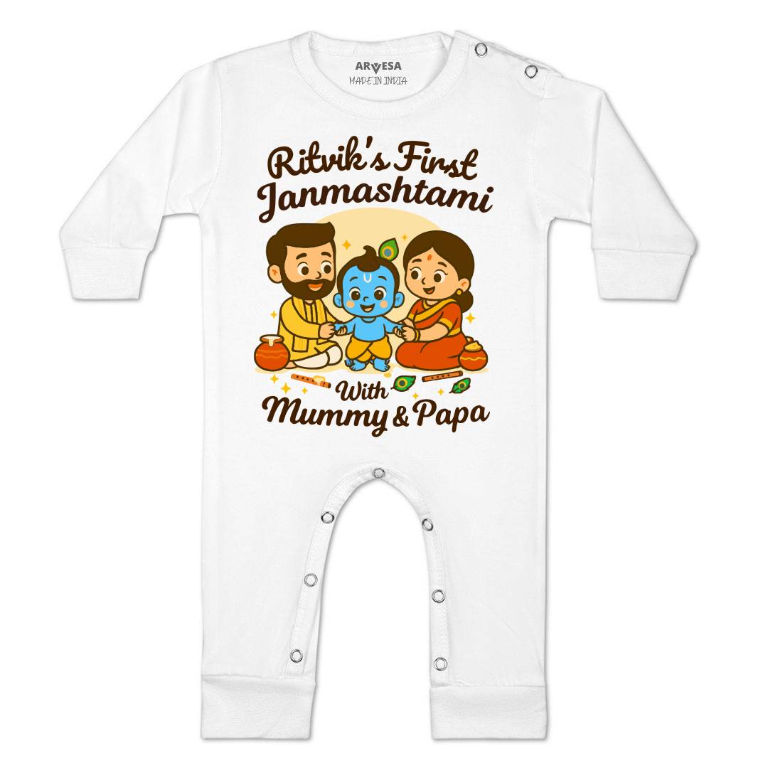 Arvesa My First Janmashtami  Baby Boy & Girl Dress