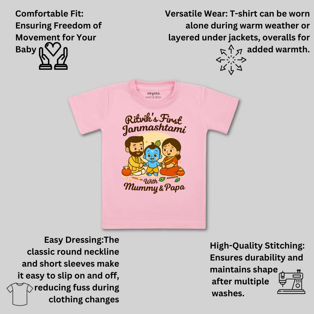 Arvesa My First Janmashtami  Baby Boy & Girl Dress