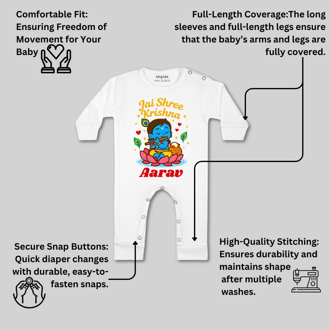 Arvesa My First Janmashtami  Baby Boy & Girl Dress