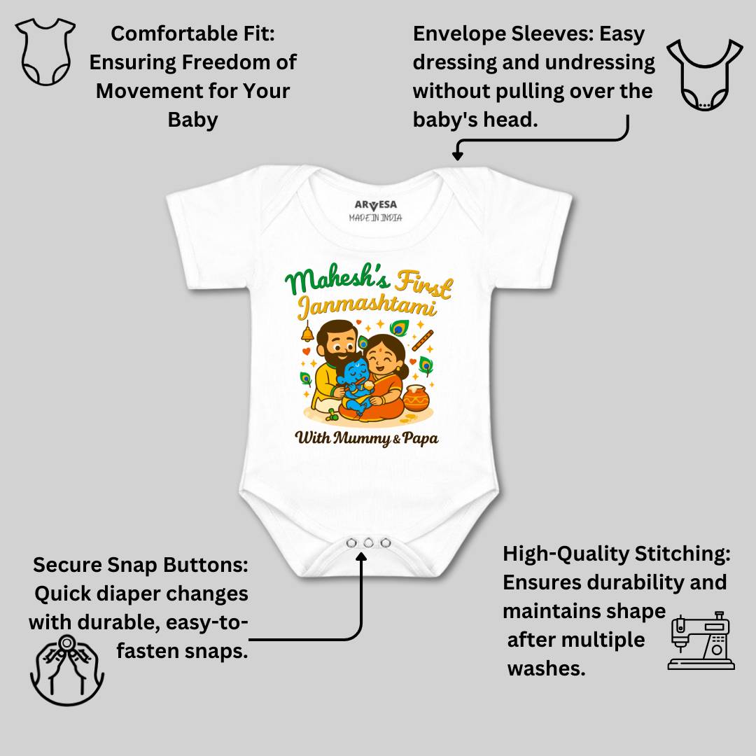 Arvesa My First Janmashtami  Baby Boy & Girl Dress
